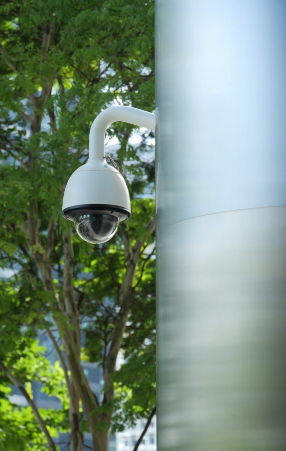CCTV security camera operating outdoor CCTV security camera operating outdoor ,